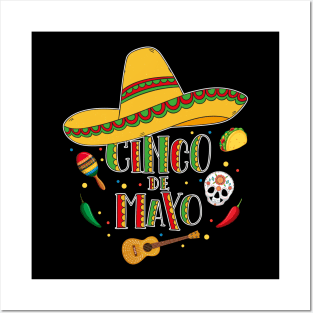 Cinco De Mayo Fiesta T-Shirt Mexican Costume Festival Gift Posters and Art